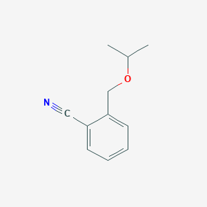 molecular formula C11H13NO B1460061 2-(Isopropoxymethyl)benzonitrile CAS No. 1000931-90-7