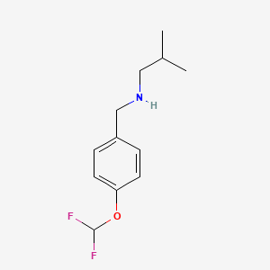 [4-(Difluoromethoxy)benzyl]isobutylamine