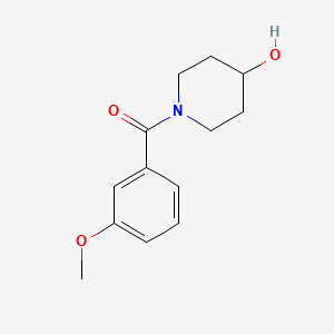 molecular formula C13H17NO3 B1460075 1-(3-Methoxybenzoyl)piperidin-4-ol CAS No. 1082804-70-3
