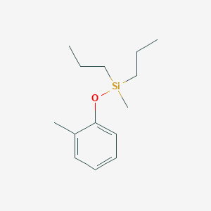 molecular formula C14H24OSi B14600810 Methyl(2-methylphenoxy)dipropylsilane CAS No. 59313-85-8