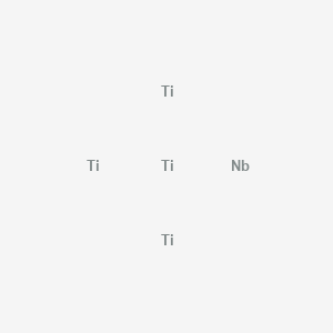 molecular formula NbTi4 B14600823 Niobium--titanium (1/4) CAS No. 60863-84-5