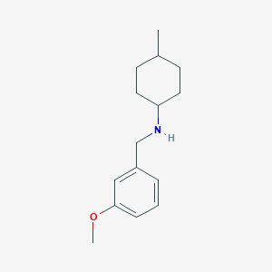 B1460087 N-[(3-methoxyphenyl)methyl]-4-methylcyclohexan-1-amine CAS No. 1019523-73-9