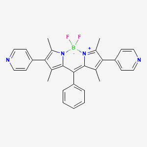 2,2-difluoro-4,6,10,12-tetramethyl-8-phenyl-5,11-dipyridin-4-yl-3-aza-1-azonia-2-boranuidatricyclo[7.3.0.03,7]dodeca-1(12),4,6,8,10-pentaene