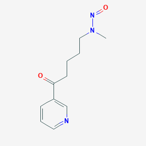 molecular formula C11H15N3O2 B014601 [5-(Methylnitrosamino)-1-(3-pyridyl)-1-pentanone CAS No. 424788-94-3