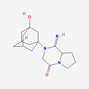 molecular formula C17H25N3O2 B1460101 Vildagliptin Impurity E CAS No. 1789703-37-2