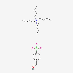 molecular formula C23H43BF3NO B1460103 Tetrabutylazanium;trifluoro-[4-(hydroxymethyl)phenyl]boranuide CAS No. 906007-25-8