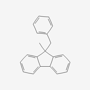 molecular formula C21H18 B14601385 9-Benzyl-9-methyl-9H-fluorene CAS No. 61076-90-2
