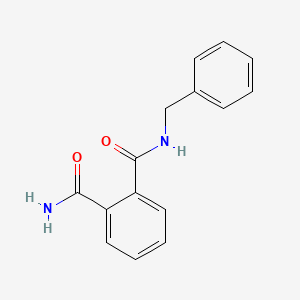 molecular formula C15H14N2O2 B14601427 1,2-Benzenedicarboxamide, N-(phenylmethyl)- CAS No. 58735-55-0