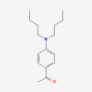 molecular formula C16H25NO B14601510 Ethanone, 1-[4-(dibutylamino)phenyl]- CAS No. 59695-22-6