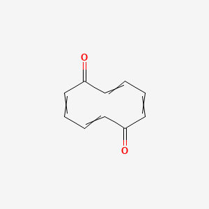 molecular formula C10H8O2 B14601593 Cyclodeca-2,4,7,9-tetraene-1,6-dione CAS No. 58597-76-5