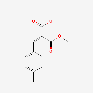 molecular formula C13H14O4 B14601625 Dimethyl [(4-methylphenyl)methylidene]propanedioate CAS No. 59832-45-0