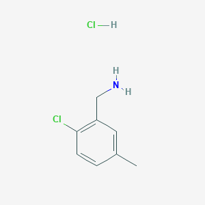 molecular formula C8H11Cl2N B1460165 (2-Chloro-5-methylphenyl)methanamine hydrochloride CAS No. 42365-55-9
