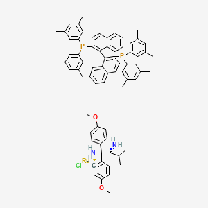 molecular formula C71H73ClN2O2P2Ru B1460183 (R)-RUCY(TM)-XylBINAP CAS No. 1384974-38-2