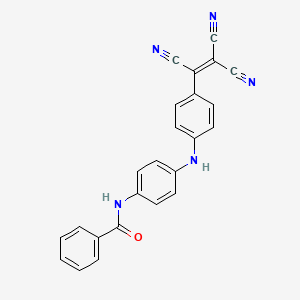 molecular formula C24H15N5O B14601923 N-{4-[4-(Tricyanoethenyl)anilino]phenyl}benzamide CAS No. 60701-89-5