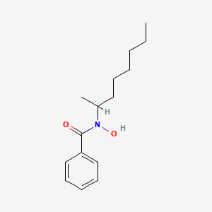 molecular formula C15H23NO2 B14602349 N-Hydroxy-N-(octan-2-yl)benzamide CAS No. 61077-19-8