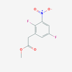 molecular formula C9H7F2NO4 B1460238 Methyl 2,5-difluoro-3-nitrophenylacetate CAS No. 1803788-26-2