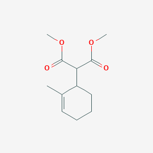 molecular formula C12H18O4 B14602390 Dimethyl (2-methylcyclohex-2-en-1-yl)propanedioate CAS No. 61111-36-2