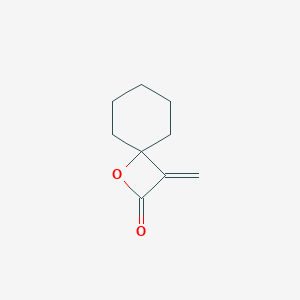 B146025 3-Methylene-1-oxaspiro[3.5]nonan-2-one CAS No. 135638-62-9