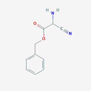molecular formula C10H10N2O2 B14602702 Benzyl 3-nitriloalaninate CAS No. 59319-88-9