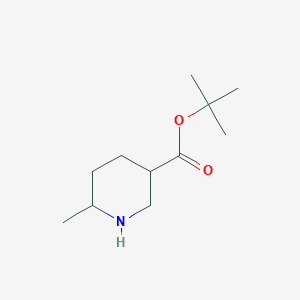 molecular formula C11H21NO2 B1460279 Tert-butyl 6-methylpiperidine-3-carboxylate CAS No. 1909326-12-0