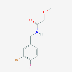 molecular formula C10H11BrFNO2 B1460283 N-(3-Bromo-4-fluoro-benzyl)-2-methoxy-acetamide CAS No. 2088368-49-2