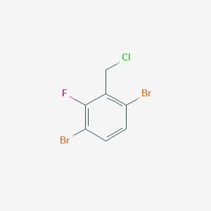 molecular formula C7H4Br2ClF B1460309 3,6-Dibromo-2-fluorobenzyl chloride CAS No. 1807056-48-9