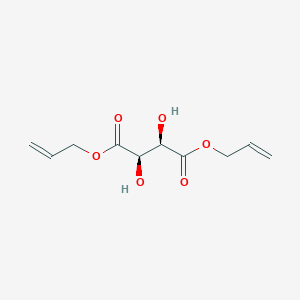 molecular formula C10H14O6 B14603126 Diprop-2-en-1-yl (2R,3R)-2,3-dihydroxybutanedioate CAS No. 57833-54-2