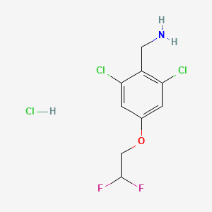 2,6-Dichloro-4-(2,2-difluoroethoxy)-benzylamine hydrochloride
