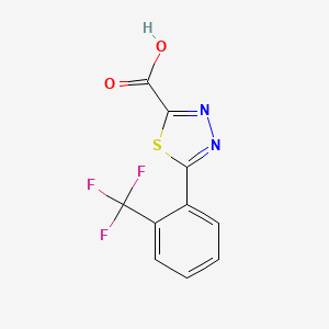 5-(2-Triflluoromethylphenyl)-1,3,4-thiadiazole-2-carboxylic acid