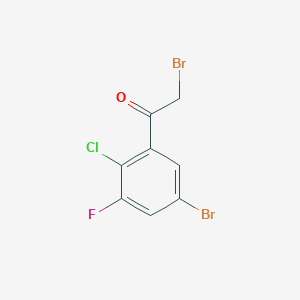 5'-Bromo-2'-chloro-3'-fluorophenacyl bromide