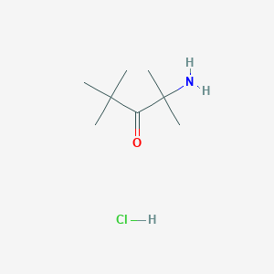 2-Amino-2,4,4-trimethylpentan-3-one hydrochloride