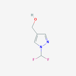 [1-(difluoromethyl)-1H-pyrazol-4-yl]methanol