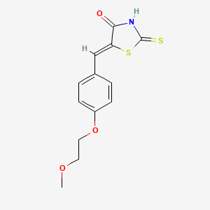 4-Thiazolidinone, 5-[[4-(2-methoxyethoxy)phenyl]methylene]-2-thioxo-