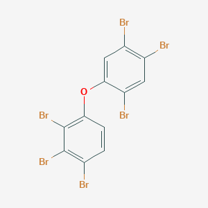 molecular formula C12H4Br6O B146033 Benzene, 1,2,3-tribromo-4-(2,4,5-tribromophenoxy)- CAS No. 182677-30-1