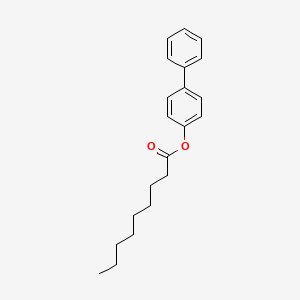 molecular formula C21H26O2 B14603374 [1,1'-Biphenyl]-4-yl nonanoate CAS No. 60508-31-8