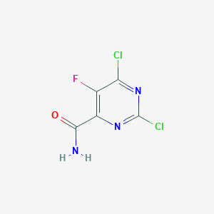 molecular formula C5H2Cl2FN3O B1460338 2,6-Dichloro-5-fluoropyrimidine-4-carboxamide CAS No. 2006277-92-3