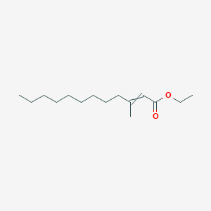 molecular formula C15H28O2 B14603607 Ethyl 3-methyldodec-2-enoate CAS No. 60437-05-0
