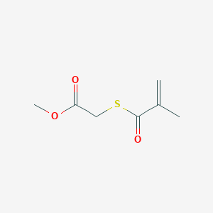 molecular formula C7H10O3S B14603641 Methyl [(2-methylacryloyl)sulfanyl]acetate CAS No. 61146-92-7