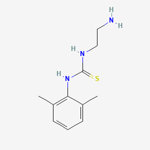 molecular formula C11H17N3S B14603802 N-(2-Aminoethyl)-N'-(2,6-dimethylphenyl)thiourea CAS No. 59312-35-5
