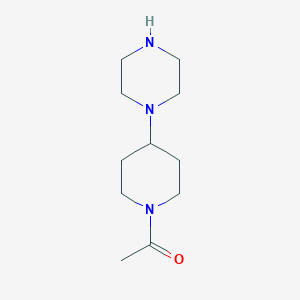 1-[4-(Piperazin-1-yl)piperidin-1-yl]ethan-1-one