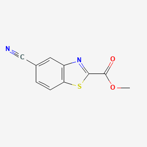 Methyl 5-cyanobenzo[d]thiazole-2-carboxylate