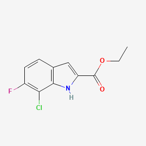 Ethyl 7-chloro-6-fluoro-1H-indole-2-carboxylate