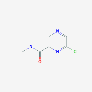 molecular formula C7H8ClN3O B1460409 6-CHLORO-N,N-DIMETHYL-2-PYRAZINECARBOXAMIDE CAS No. 959240-74-5
