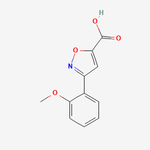 molecular formula C11H9NO4 B1460431 3-(2-Methoxy-phenyl)-isoxazole-5-carboxylic acid CAS No. 885273-84-7