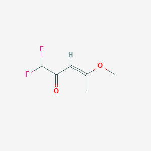 molecular formula C6H8F2O2 B1460448 (3E)-1,1-Difluoro-4-methoxypent-3-en-2-one CAS No. 2060523-80-8