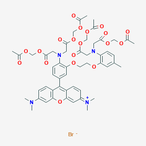 molecular formula C52H59BrN4O19 B146046 Rhod-2 AM CAS No. 145037-81-6