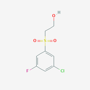B1460500 2-(3-Chloro-5-fluorobenzenesulfonyl)-ethanol CAS No. 2167829-35-6