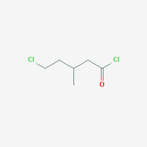 molecular formula C6H10Cl2O B14605327 5-Chloro-3-methylpentanoyl chloride CAS No. 59068-26-7