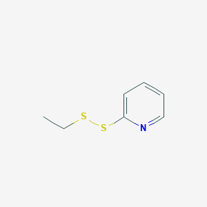 molecular formula C7H9NS2 B14605475 Pyridine, 2-(ethyldithio)- CAS No. 60681-89-2