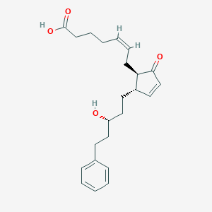 molecular formula C23H30O4 B146055 17-phenyl trinor-13,14-dihydro Prostaglandin A2 CAS No. 130209-80-2